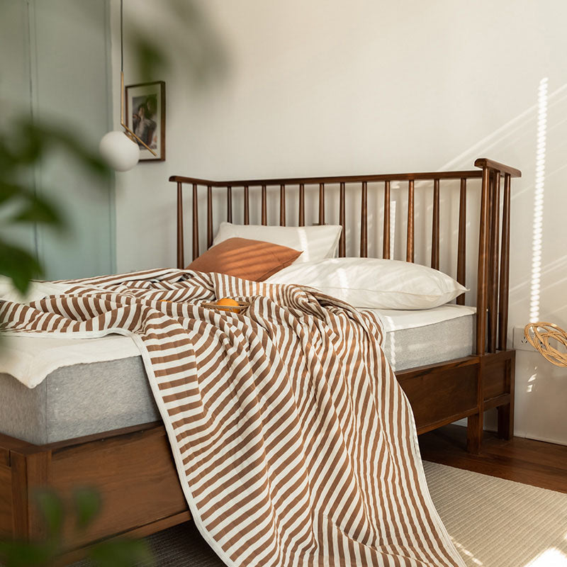 Cotton Striped Quilt